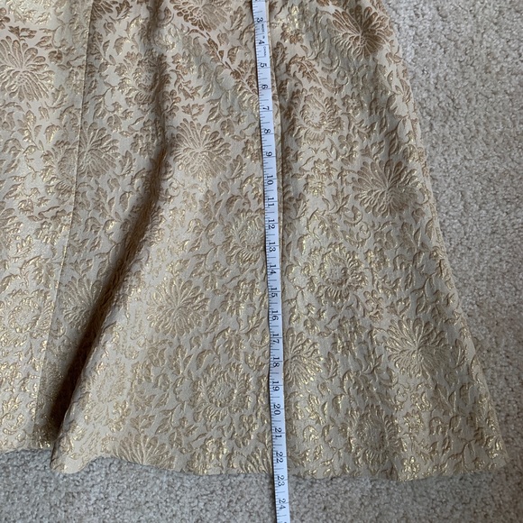 Forth & Towne Prize gold jacquard skirt, 10 - Picture 8 of 8